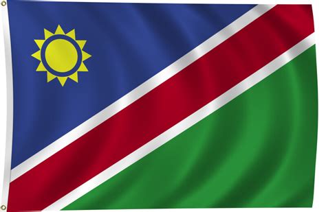 Flag of Namibia, 1990-Present | ClipPix ETC: Educational Photos for Students and Teachers