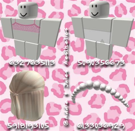 Roblox Aesthetic Clothes Codes