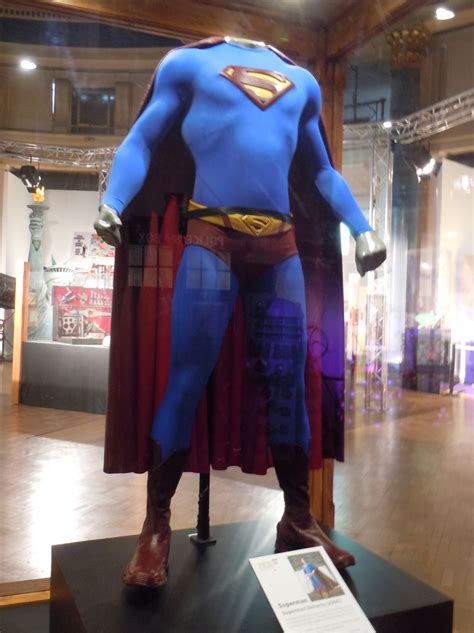 Brandon Routh's Superman Returns suit on display... | Hollywood Movie Costumes