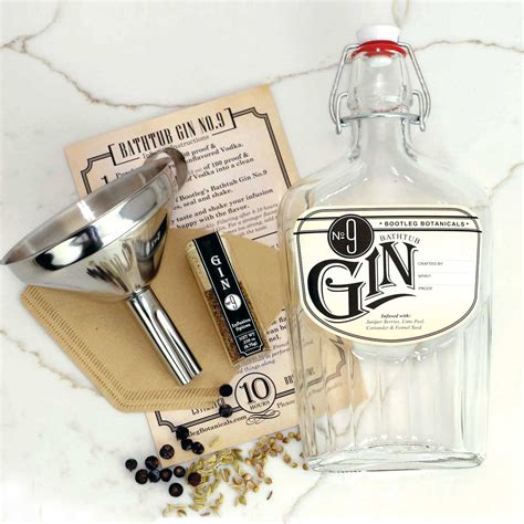 DIY Citrus Gin Making Kit ~ Bootleg Botanicals