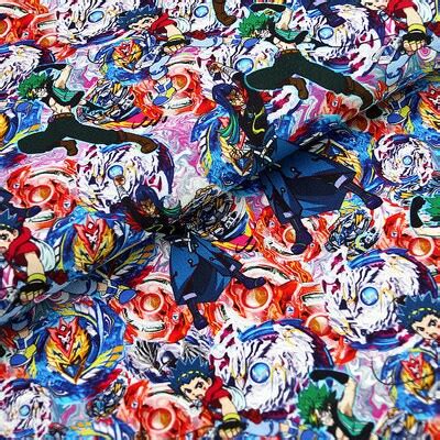 Japanese Anime Fabric Animation Fabric Cartoon Fabric Pure - Etsy