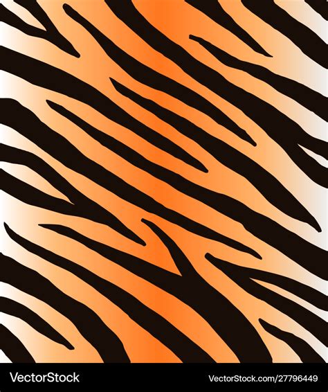 Seamless pattern black tiger stripes Royalty Free Vector