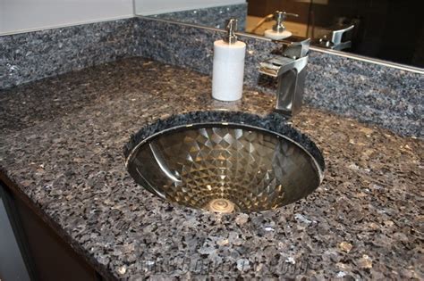 Blue Pearl Granite Bathroom Countertops from China - StoneContact.com