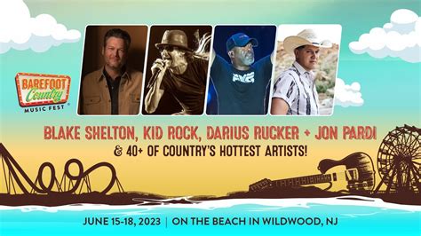 BCMF 2023 | June 15-18 | Feat. Blake Shelton, Darius Rucker, Kid Rock, Jon Pardi & More! - YouTube