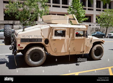 US Army Military Police Humvee truck - Washington, DC USA Stock Photo - Alamy