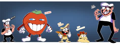 Pizza Tower characters by Deedge64 on Newgrounds