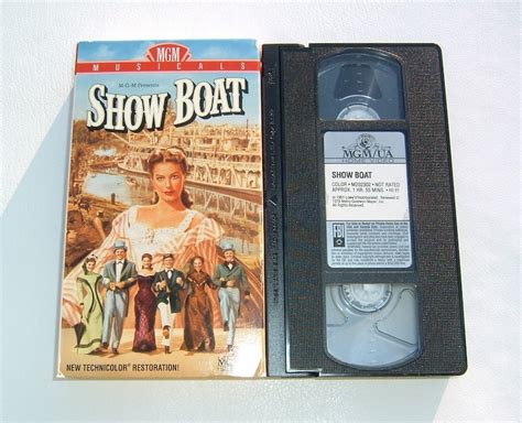 1951 Show Boat VHS MGM Classic Movie With Ava Gardner and Howard Keel - Etsy