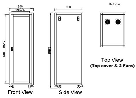 42u Rack Cabinet Dimensions - Ftempo Inspiration