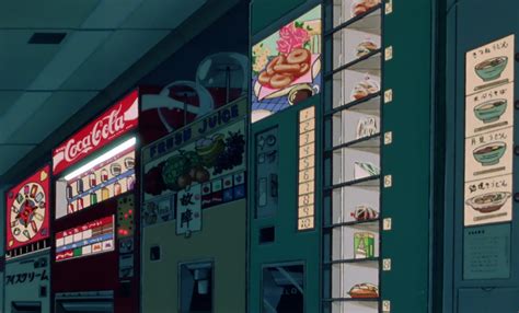 Anime Vending Machines | Anime wallpaper, 90s anime, Anime scenery