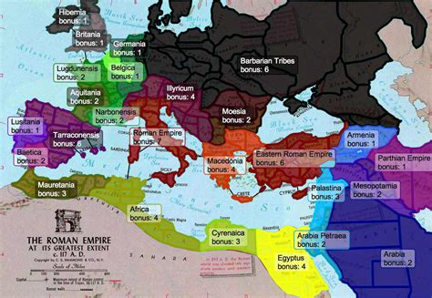 Extent Of The Roman Republic And The Roman Empire Between 218 Map