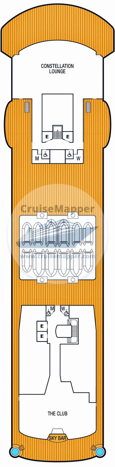 Seabourn Pursuit deck 9 plan | CruiseMapper