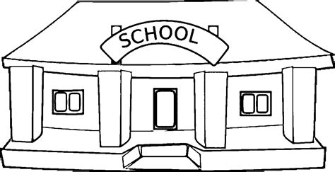 Free School Clipart Black And White, Download Free School Clipart Black ...