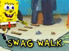 Spongebob Walk Cycle GIF - Spongebob Walk Cycle Swag Walk - Discover & Share GIFs