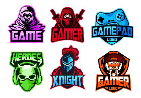 Free Trending Gaming Clan Mascot Logo Design Template PSD, Ai, EPS files