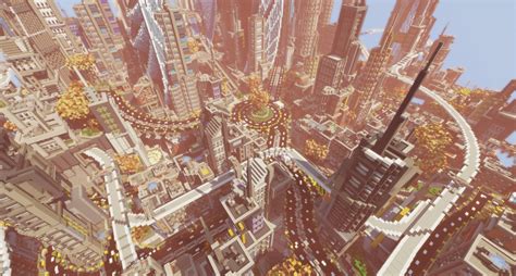 Futuristic city map minecraft - dearraf