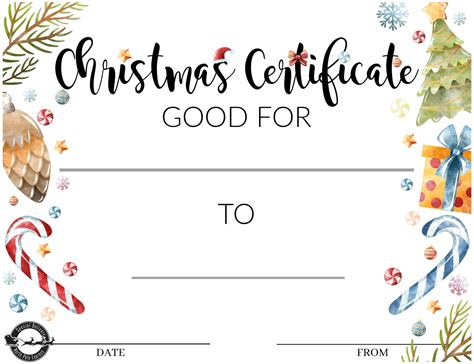 Printable Gift Certificate Forms - Printable Forms Free Online