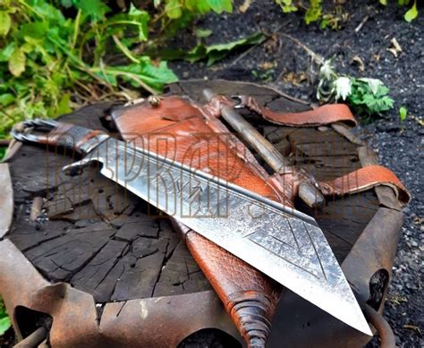 Viking Seax Knife, Hand Forged Knife, Viking Machete, Viking Knife, Handmade Knife - Etsy