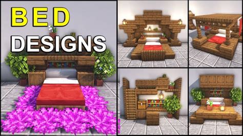 Top 5 AWESOME Bed Designs for Your Minecraft Bedroom