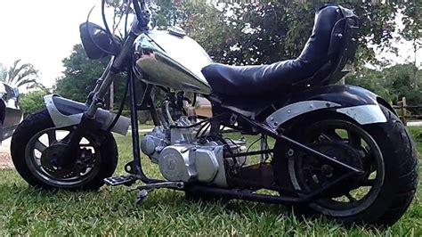 Custom Mini Chopper 49cc - YouTube