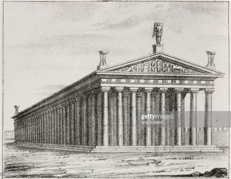 Reconstruction of the Temple of Olympian Zeus, Athens, Greece,... News ...