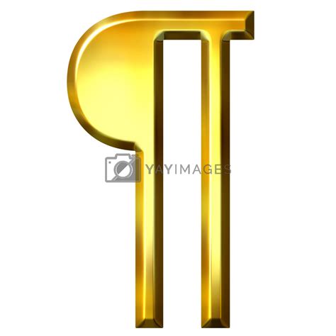 3D Golden Pilcrow Paragraph Symbol by Georgios Vectors & Illustrations Free download - Yayimages