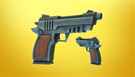 3d Low Poly Pistol - thegameassetsmine