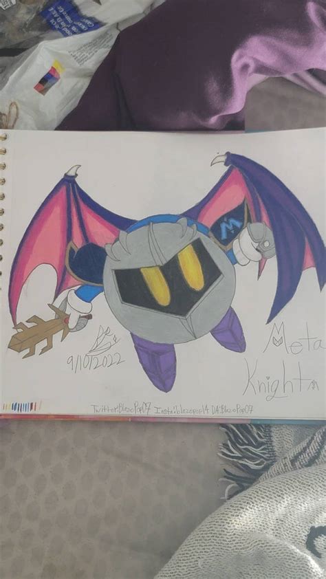 Meta Knight Fanart by BlazePop07 on DeviantArt