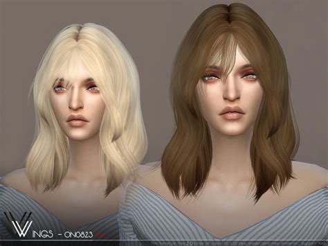 WINGS ON0826 hair by wingssims at TSR » Sims 4 Updates