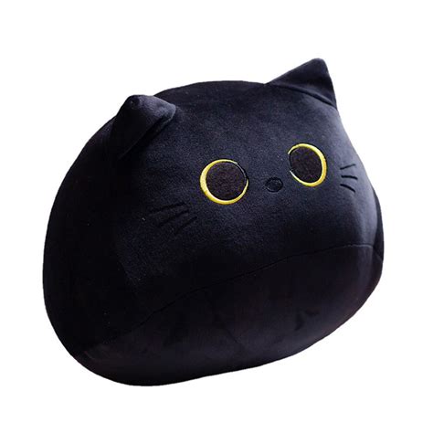 Black Cat Stuffed Animal Cute Black Cat PlushToy Soft Pillow Great Gifts 15.7"21.7" - Stuffed ...