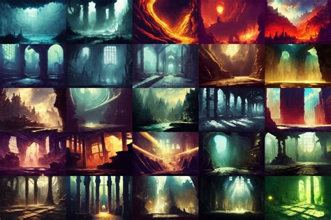 Dungeon High-resolution Background Pack (100 images) | GameDev Market