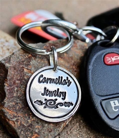 Business Logo Keychain Logo Business Keychain Gift for | Etsy