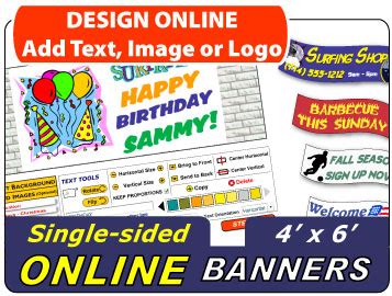 Custom 4 ft x 6 ft Banner Printing - Fast & Cheap