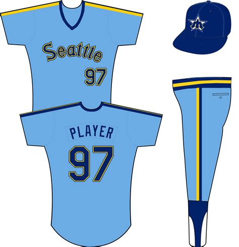 Seattle Mariners Road Uniform - American League (AL) - Chris Creamer's Sports Logos Page ...