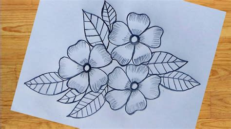 Flower Art Drawing Images | Best Flower Site