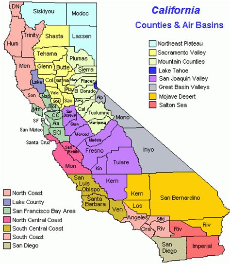 Map Of Northern California Coast Cities – Map Of Usa District ...