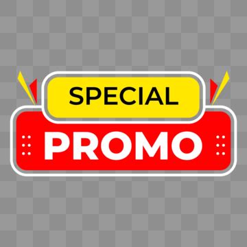 Red And Yellow Special Promo Banner Shape Vector, Banner, Promo, Shape ...