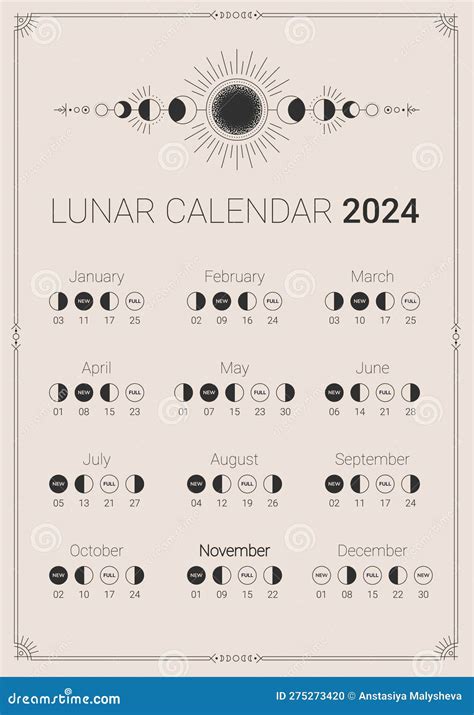 Full Moon And New Moon Calendar 2024 - Jenda Lorette