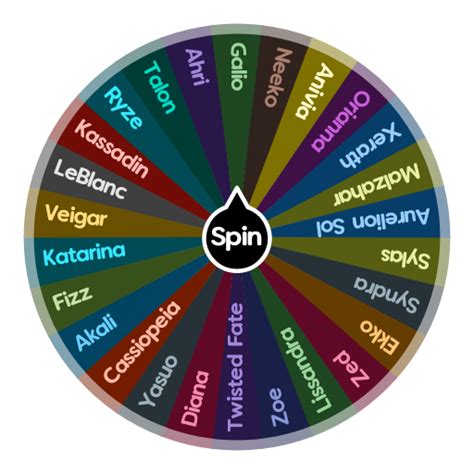 LoL: Mid Lane Champions | Spin The Wheel App