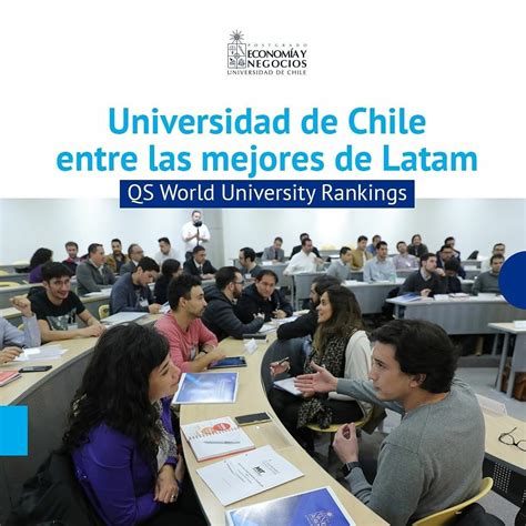 La Universidad De Chile avanzó nueve puestos en el ranking mundial