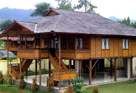 Rumah Adat Minahasa, Sulawesi Utara, Indonesia | Village house design ...