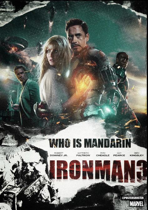 Iron Man 3 Poster Concept by @PosterRoaster : r/marvelstudios