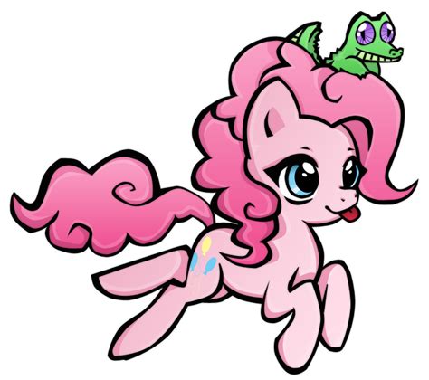 Pinkie Pie and Gummy by Misspokky on DeviantArt