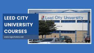 Lead City University Courses & Requirements (Undergraduate)