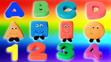 Learn ABC, Numbers, Shapes And Colors | ABCs, Shapes, 123s, Colors Song | Preschool Songs - YouTube