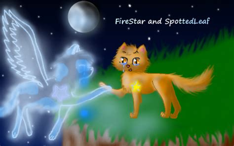 FireStar and Spottedleaf by Nin-kaii on DeviantArt