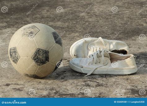 Street soccer equipment stock image. Image of shoes, game - 55009381