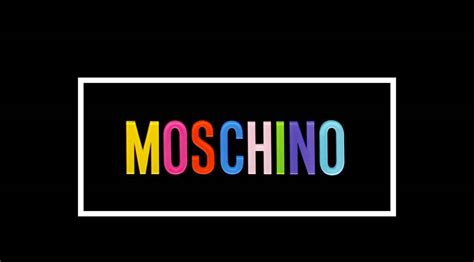 Download Multicolored Moschino Logo Wallpaper | Wallpapers.com