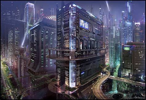 Constructions du futur | Futuristic city, Cyberpunk city, Sci fi city