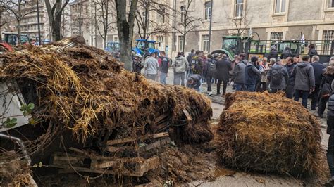 Fed up French farmers spray manure on government buildings in protest | Sky News Australia