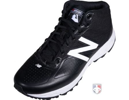 New Balance MLB Black & White Mid-Cut Umpire Base Shoes | MLB ...